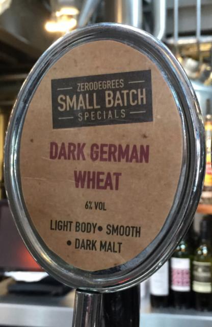 Dark German Wheat 6.0%, Zerodegrees, England