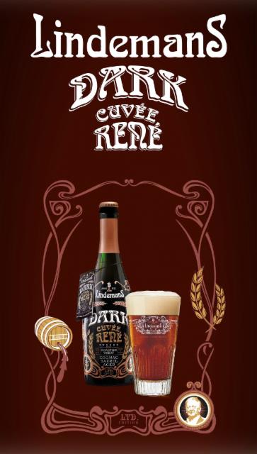 dark gueuze cuvée rené (2024) 8.0%, Brouwerij Lindemans, Belgium