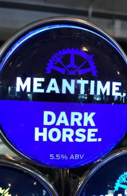 Dark Horse. 5.5%, Meantime Brewing, England