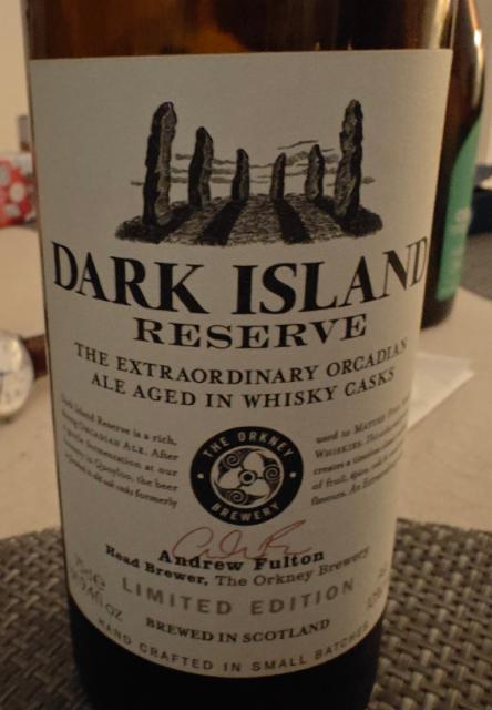 Dark island reserve 2024, The Orkney Brewery (Sinclair Breweries)