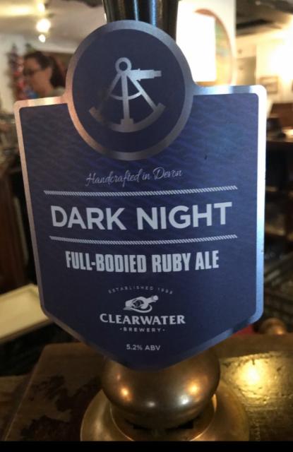 Dark Night 5.2%, Clearwater Brewery, England