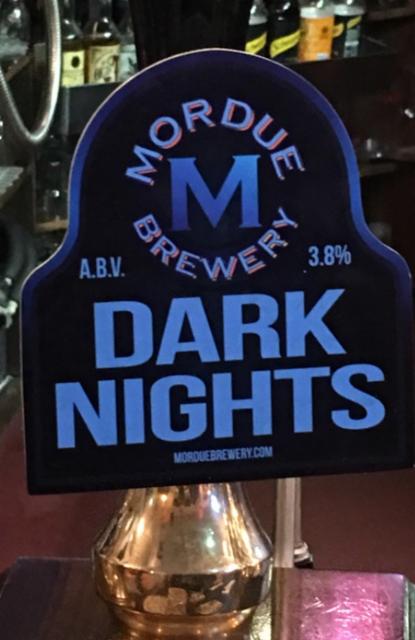 Dark Nights 3.8%, MordueBrewery, England