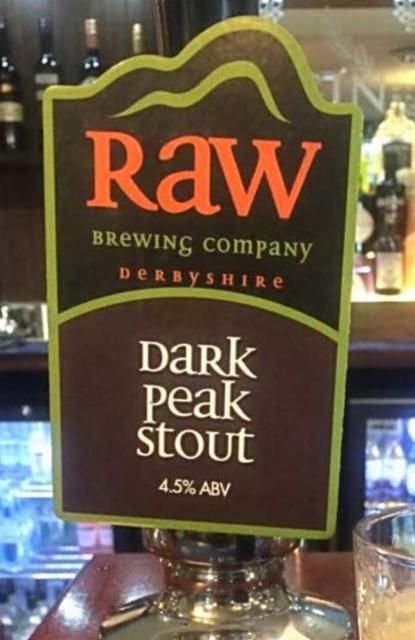 Dark Peak Stout 4.5%, Raw Brewing Company, England