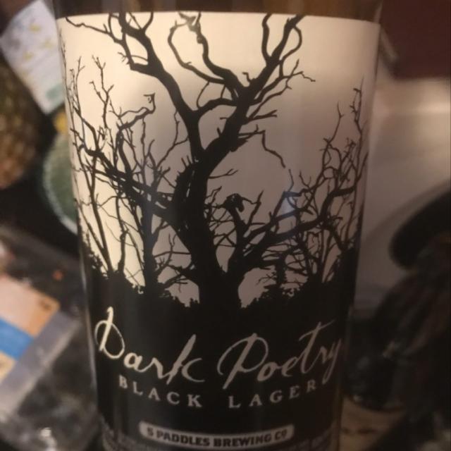 Dark Poetry 4.5%, 5 Paddles Brewing Company, Canada