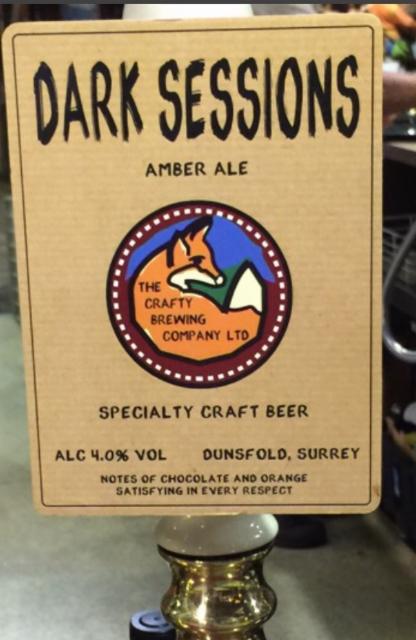 Dark Sessions 4.0%, The Crafty Brewing Co, England