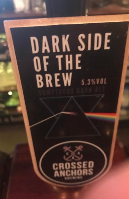 Dark Side Of The Brew 5.3%, Crossed Anchors Brewery, England