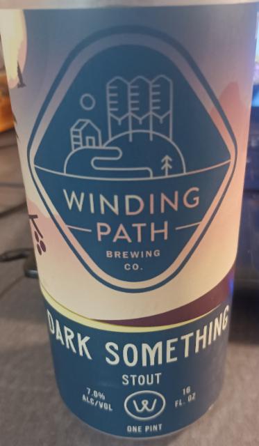dark something 7.0%, Winding Path Brewing Co., United States