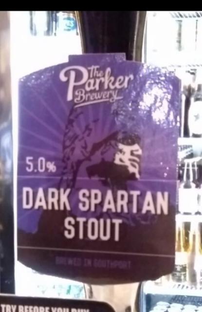 Dark Spartan Stout 5.0%, The Parker Brewery, England