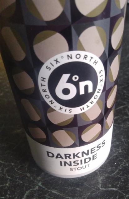 Darkness Inside 6.4%, Six° North Brewery, Scotland