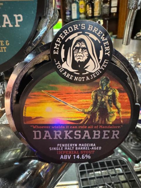 Darksaber 14.6%, Emperor's Brewery, England