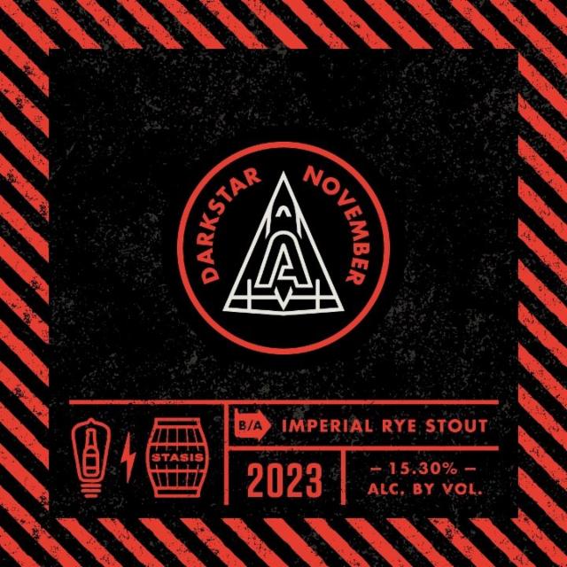 Darkstar November (2023) 15.3%, Bottle Logic Brewing, United States