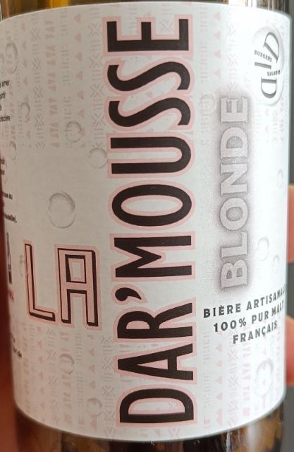 Dar'mousse 5.5%, Brasserie Angevine, France