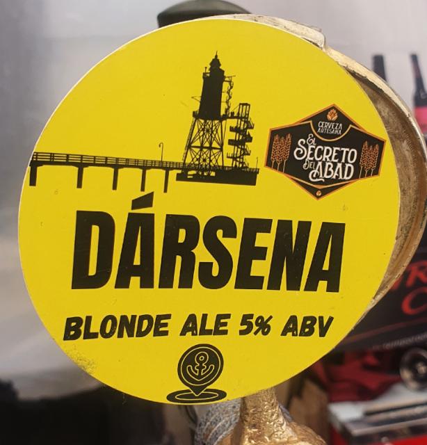Darsena la abadia del abad 5.0%, Cervezas Abadía, Spain