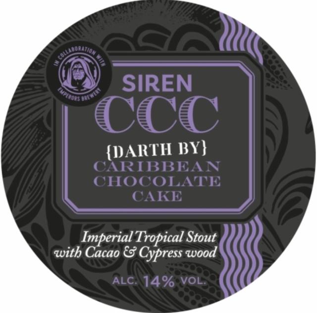 Darth By Caribbean Chocolate Cake 14.0%, Siren Craft Brew, England