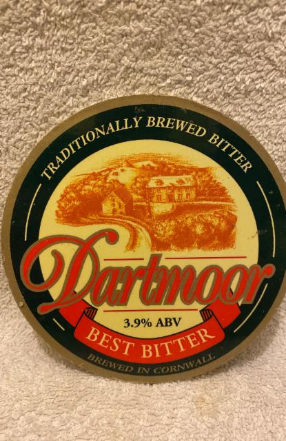 Dartmoor Best Bitter 3.9%, Dartmoor Brewery Ltd., England