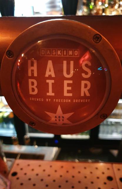 Das Kino Haus beer 4.0%, Freedom Brewery, England