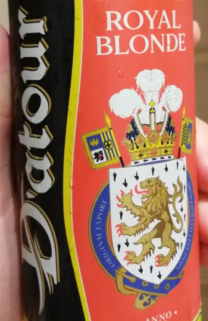 D'Atour Royal Blonde 6.2%, Brasserie Champigneulles (TCB), France