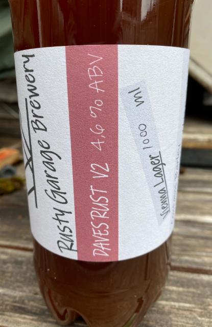Dave's Rust V2 4.6%, Rusty Garage Brewery, England