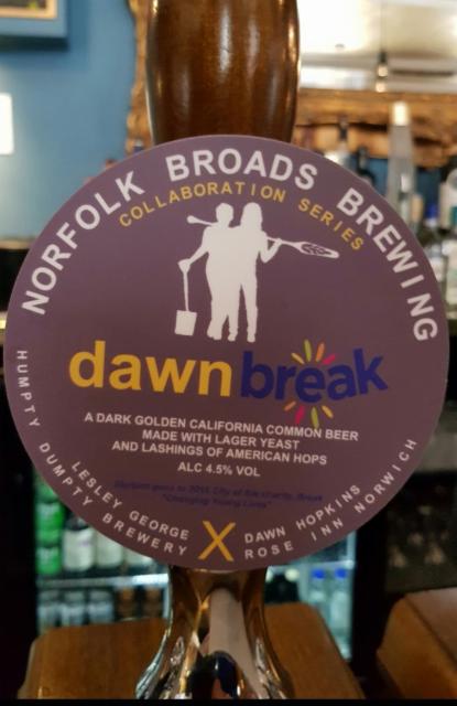 Dawn Break 4.5%, Norfolk Broads Brewing, England