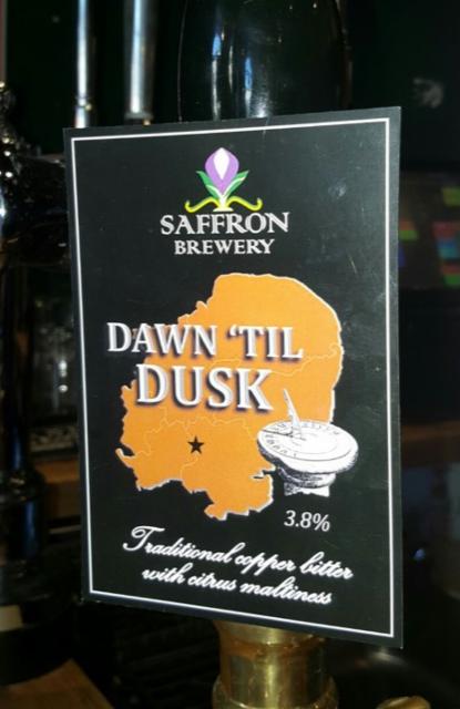 Dawn 'Til Dusk 3.8%, Saffron Brewery, England