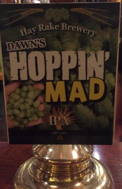 Dawn's Hoppin' Mad 3.8%, Hay Rake Brewery Ltd, England