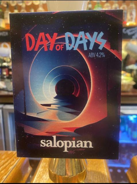 day of days 4.2%, Salopian Brewery, England