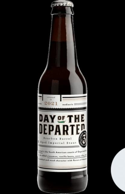 Day of the Departed 11.0%, Three Taverns Craft Brewery, United States