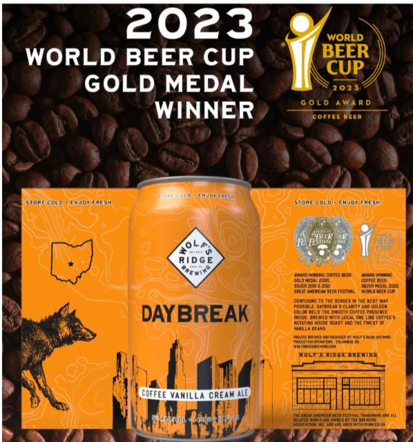 Daybreak 5.0%, Wolf's Ridge Brewing, United States