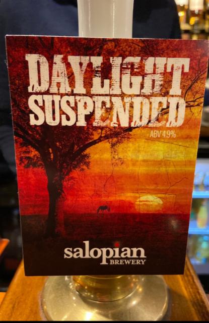 Daylight Suspended 4.9%, Salopian Brewery, England