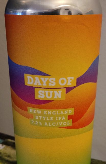 Days of Sun 7.2%, Beer Tree Brew Co., United States