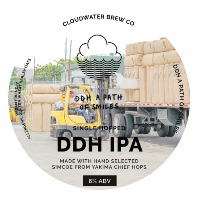 DDH A Path Of Smiles 6.0%, Cloudwater Brew Co., England