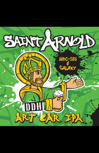 DDH Art Car IPA With HBC-586 & Galaxy 7.1%, Saint Arnold Brewing Company, United States