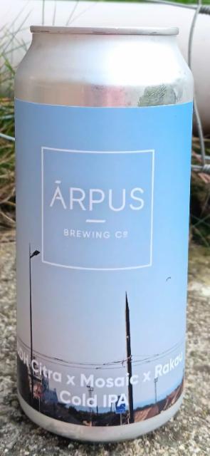 ddh citra X Mosaic X Rakau cold IPA 6.5%, Ārpus Brewing Co., Latvia