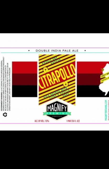 DDH Citrapollo 7.6%, Magnify Brewing Company, United States