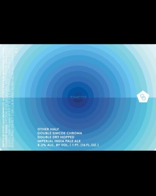 Double Simcoe Chroma 8.2%, Other Half Brewing Co., United States
