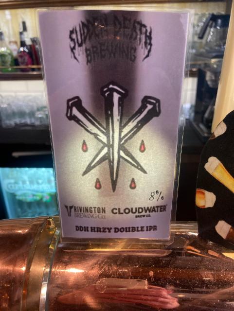 DDH Hazy Double IPA, Sudden Death Brewing Co.