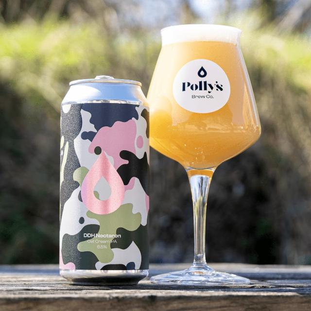 DDH Nectaron – Oat Cream IPA 6.5%, Polly's Brew Co., Wales
