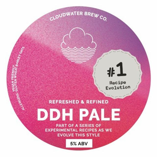 DDH Pale Recipe Evolution #1 5.0%, Cloudwater Brew Co., England
