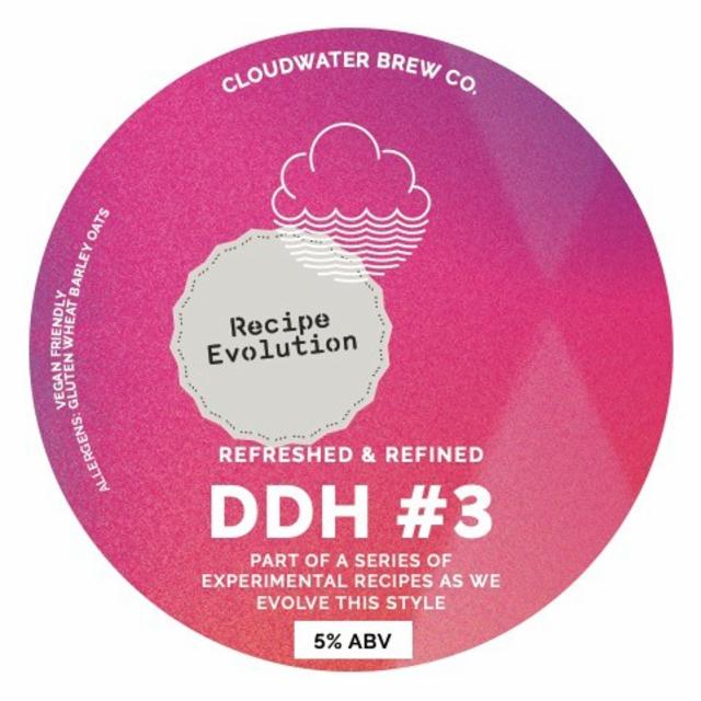 DDH Pale Recipe Evolution #3 5.0%, Cloudwater Brew Co., England