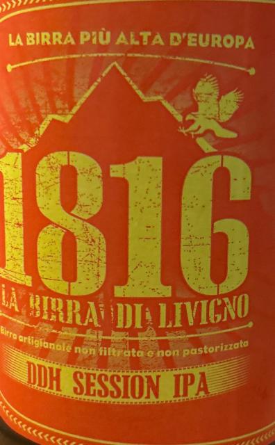 DDH Session IPA 3.4%, 1816 la birra di Livigno, Italy