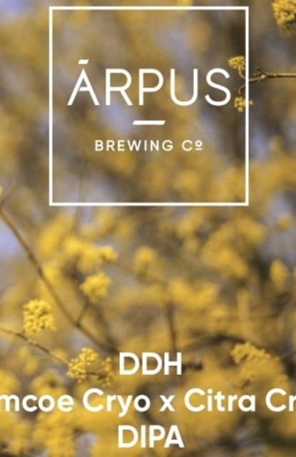 DDH Simcoe Cryo x Citra Cryo DIPA 8.0%, Ārpus Brewing Co., Latvia