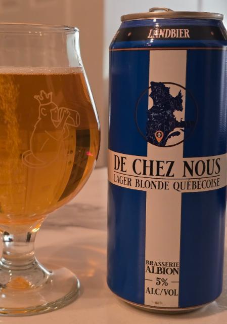 DE CHEZ NOUS 5.0%, Brasserie Artisanale Albion, Canada