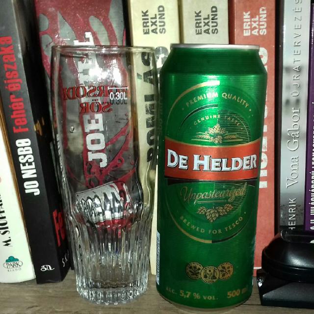 De Helder Unpasteurized 5.7%, Tesco, England