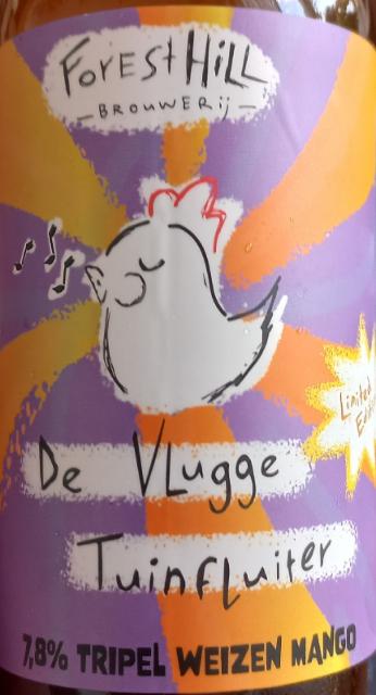 De Vlugge Tuinfluiter 7.8%, Brouwerij ForestHill, Netherlands