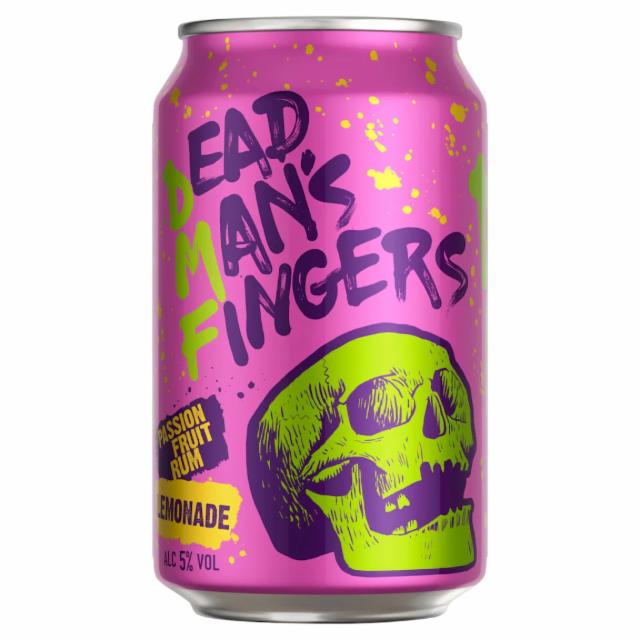 Dead Man's Finger Passionfruit Rum Lemonade 5.0%, Bristol and Bath Distillery, England