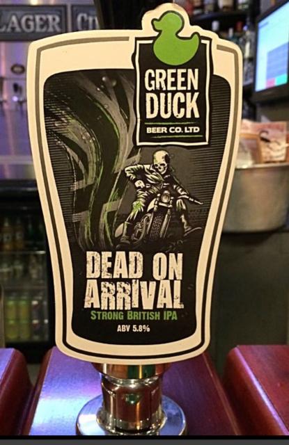 Dead On Arrival 5.5%, Green Duck Beer Co., England