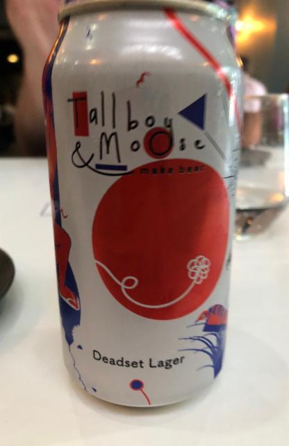 Deadset lager 4.5%, Tallboy And Moose, Australia