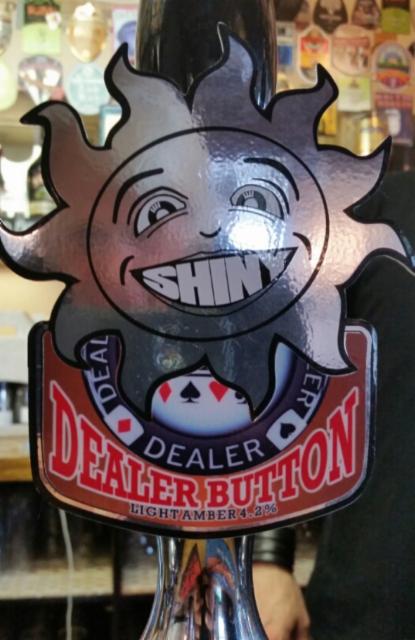 Dealer Button 4.2%, Shiny Brewing, England