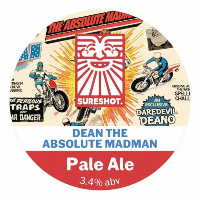 Dean the Absolute Madman 3.4%, Sureshot Brewing, England
