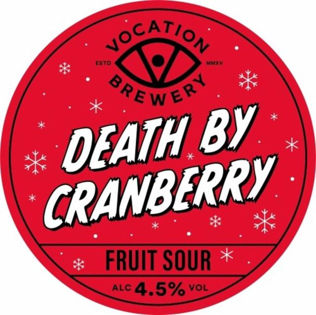 Death By Cranberry 4.5%, Vocation Brewery, England